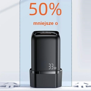 Ładowarka sieciowa USAMS T46 1xUSB-C+1xUSB 33W PD3.0 +QC3.0 Fast Charging czarny/black CC152TC01