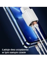 Hurtownia GSM - Síťová nabíječka USAMS T46 1xUSB-C+1xUSB 33W PD3.0 +QC3.0 Rychlé nabíjení +kabel U63 USB-C/Lightning bílý/white UDTZ02 - USA548WHT - {ean13} - Hurt