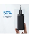 Hurtownia GSM - Síťová nabíječka USAMS T47 1xUSB-C+1xUSB 65W PD Rychlé nabíjení Super Si bílá/white CC153TC02 - USA550WHT - {ean13} - Hurt