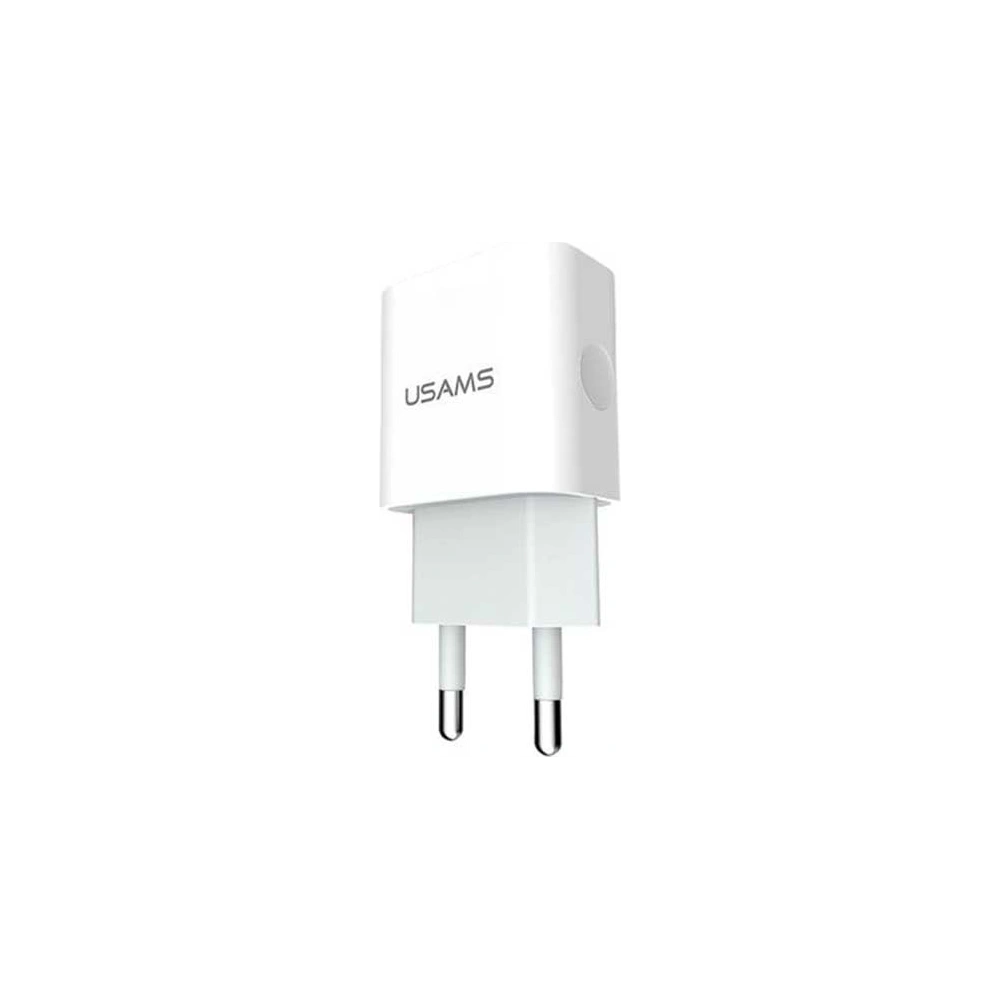Hurtownia GSM - Síťová nabíječka USAMS J-TU Series 2xUSB 2,4A micro USB bílá/bílá MICCUJT01 - USA552WHT - {ean13} - Hurt