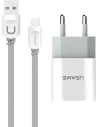 Hurtownia GSM - Ładowarka sieciowa USAMS J-TU Series 2xUSB 2,4A USB-C biały/white TCCUJT01 - USA553WHT - {ean13} - Hurt