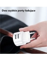 Hurtownia GSM - Síťová nabíječka USAMS T20 2xUSB 2,1A USB-C bílá/kulatá Rychlé nabíjení XTXLOGT18TC05 - USA559WHT - {ean13} - Hurt