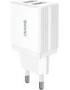 Ładowarka sieciowa USAMS T24 2xUSB 2,1A biały/white CC90TC01