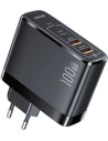 Ładowarka sieciowa USAMS T44 2xUSB-C+2xUSB 100W PD3.0 +QC3.0 Fast Charging czarny/black CC145TC01