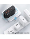 Hurtownia GSM - Ładowarka sieciowa USAMS T44 2xUSB-C+2xUSB 100W PD3.0 +QC3.0 Fast Charging czarny/black CC145TC01 - USA561BLK - {ean13} - Hurt