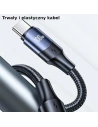 Hurtownia GSM - Ładowarka sieciowa USAMS T44 2xUSB-C+2xUSB 100W PD3.0 +QC3.0 Fast Charging + kabel U71 USB-C na USB-C czarny/black UCTZ01 - USA562BLK - {ean13} - Hurt