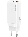 Hurtownia GSM - Ładowarka sieciowa USAMS MT T33 2xUSB-C+USB GaN 65W PD Fast Charging biały/white CC110TC02 - USA563WHT - {ean13} - Hurt