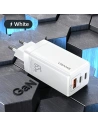 Hurtownia GSM - Ładowarka sieciowa USAMS MT T33 2xUSB-C+USB GaN 65W PD Fast Charging biały/white CC110TC02 - USA563WHT - {ean13} - Hurt