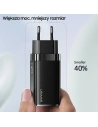 Hurtownia GSM - Ładowarka sieciowa USAMS MT T33 2xUSB-C+USB GaN 65W PD Fast Charging biały/white CC110TC02 - USA563WHT - {ean13} - Hurt