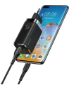Hurtownia GSM - Ładowarka sieciowa USAMS MT T33 2xUSB-C+USB GaN 65W PD Fast Charging czarny/black CC110TC01 - USA564BLK - {ean13} - Hurt