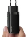 Wholesale USAMS Wall Charger MT 2xUSB-C+USB GaN 65W T33 PD Fast Charging black CC110TC01 (US-CC110) - USA564BLK - {ean13} - Hurt