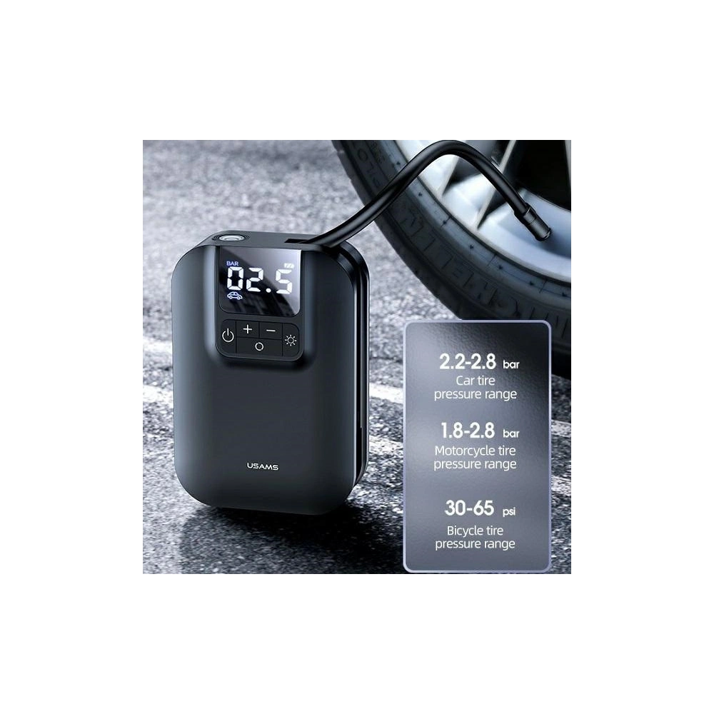 Hurtownia GSM - Mini pumpa USAMS US-ZB215 Air Car Pump 5000mAh CQBZB21501 - USA572 - {ean13} - Hurt