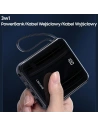 Wholesale USAMS Mini Powerbank PB61 10000mAh LED + Cables USB-C/Lightning/MicroUSB black 10KCD16901 (US-CD169) - USA573BLK - {ean13} - Hurt