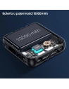 Hurtownia GSM - Powerbanka USAMS PB61 10000mAh LED + kabel USB-C/Lightning/MicroUSB černý/black 10KCD16901 - USA573BLK - {ean13} - Hurt