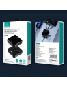 Hurtownia GSM - Powerbanka USAMS PB61 10000mAh LED + kabel USB-C/Lightning/MicroUSB černý/black 10KCD16901 - USA573BLK - {ean13} - Hurt
