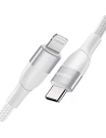 Hurtownia GSM - Kabel pleciony USAMS MJEMS M2 MFI USB-C -Lightning PD 60W Fast Charging 1.2 m biały/white SJ330USB01 - USA574WHT - {ean13} - Hurt
