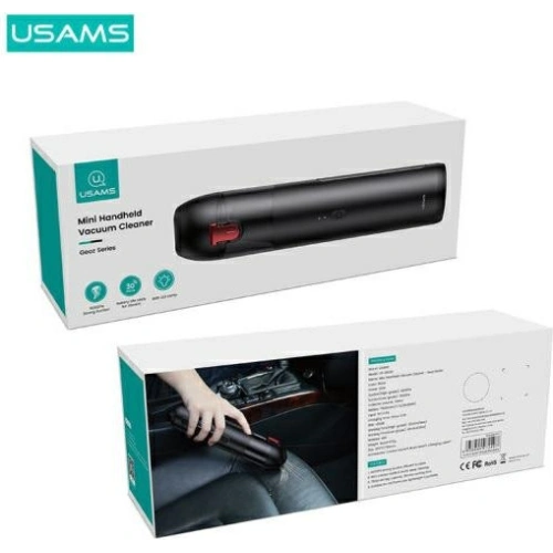 Odkurzacz mini bezprzewodowy USAMS Geoz series 65W czarny/black MNXCQBH23401