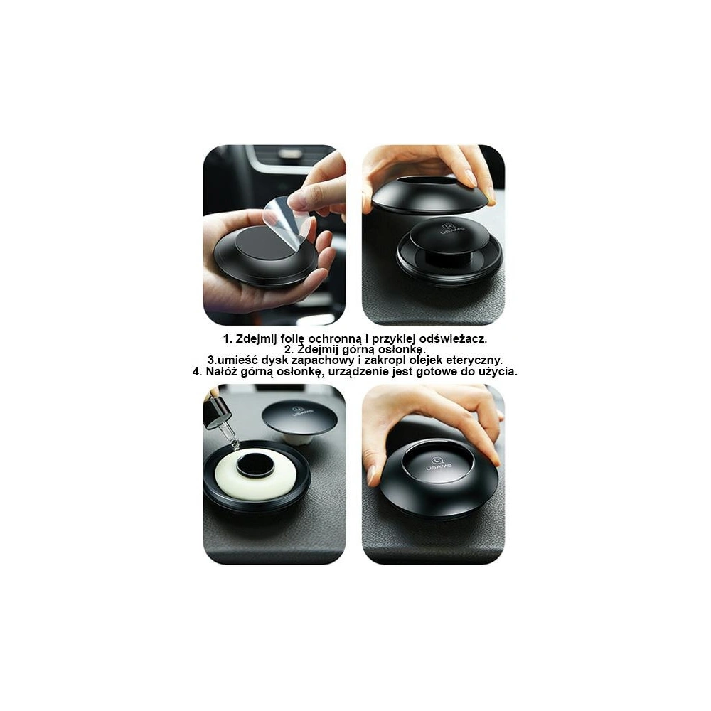 Wholesale USAMS Refreshing Car Fragrance black ZB180XX01 (US-ZB180) - USA581BLK - {ean13} - Hurt