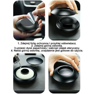 Wholesale USAMS Refreshing Car Fragrance silver grey ZB180XX02 (US-ZB180) - USA582SLV - {ean13} - Hurt