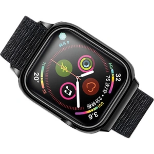 Pasek USAMS Apple Watch 4/5/6/7/SE/8/9/10 40/41/42mm czarny/black ZB73IW1