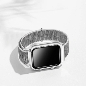 Pasek USAMS Apple Watch 4/5/6/7/SE/8/9/10 40/41/42mm czarny/black ZB73IW1