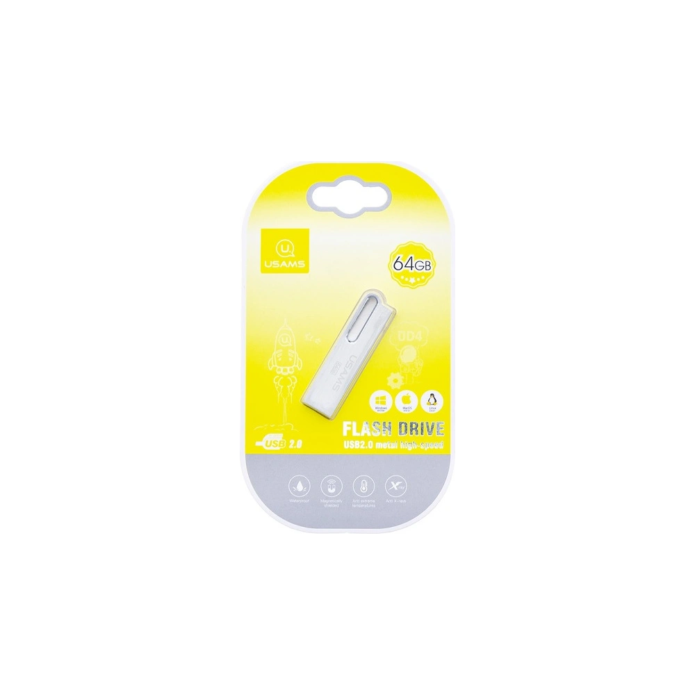 Wholesale USAMS Pendrive 64GB silver ZB99UP01 - USA602SLV - {ean13} - Hurt