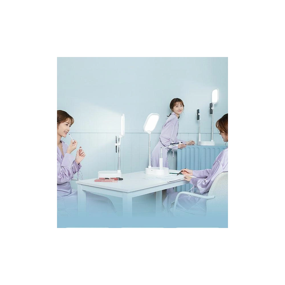 Wholesale USAMS Double phone holder with LED lamp white ZB24001 (US-ZB240) - USA606WHT - {ean13} - Hurt