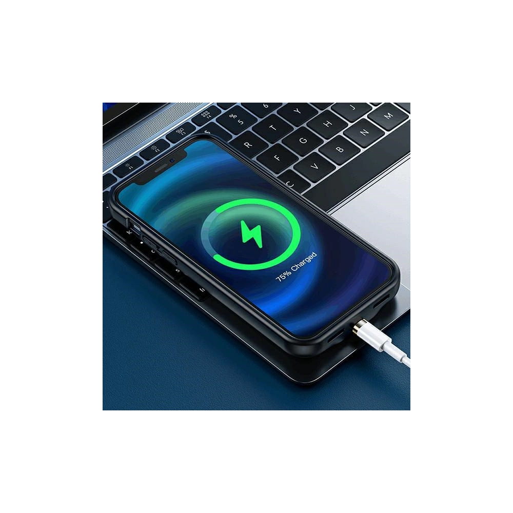 Hurtownia GSM - Etui USAMS Power Case Apple iPhone 12 mini 2500mAh černý/black 2K5CD15601 powerbank - USA608BLK - {ean13} - Hurt
