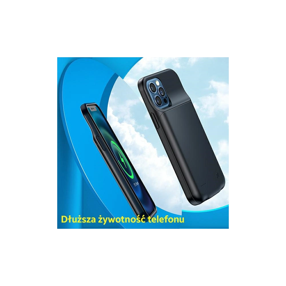 Wholesale USAMS Power Case Apple iPhone 12 Pro 3500mAh black 3K5CD16201 (US-CD162) powerbank - USA609BLK - {ean13} - Hurt