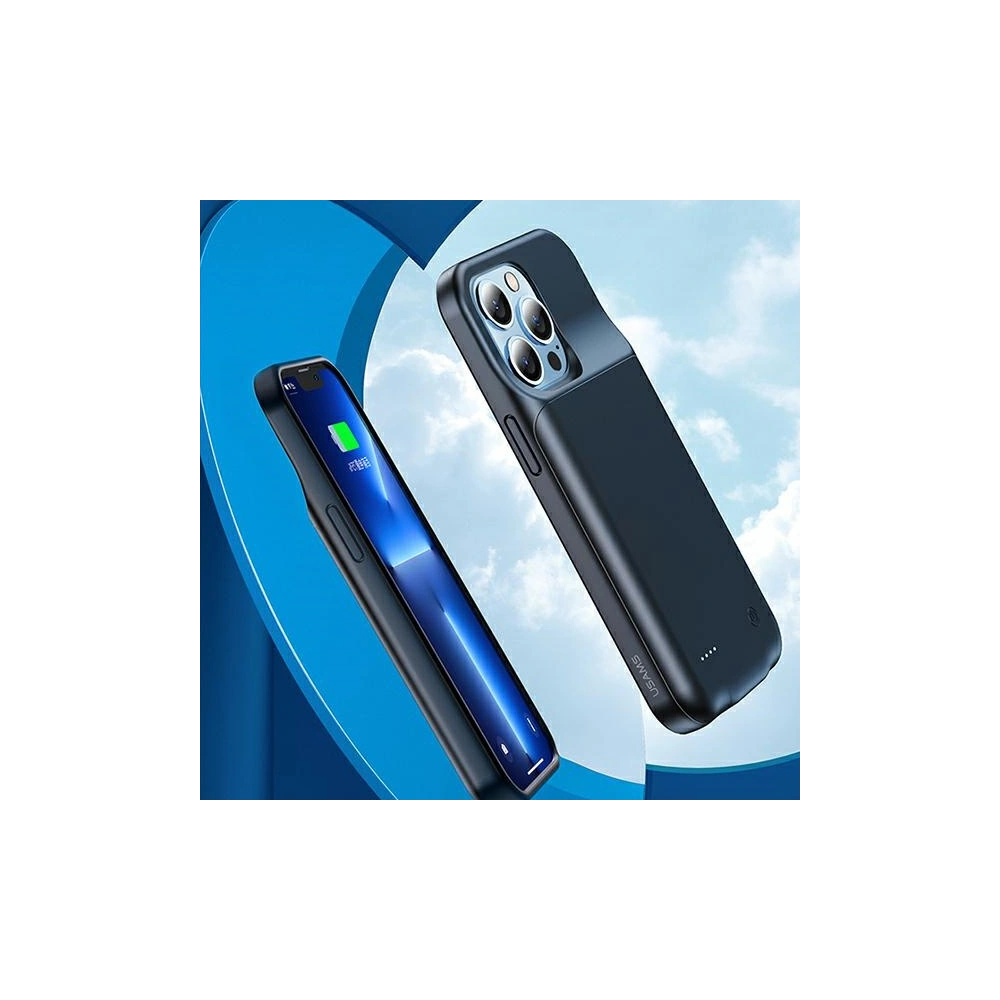 Hurtownia GSM - Etui USAMS Power Case Apple iPhone 13 3500mAh czarny/black 3K5CD17401 powerbank - USA611BLK - {ean13} - Hurt