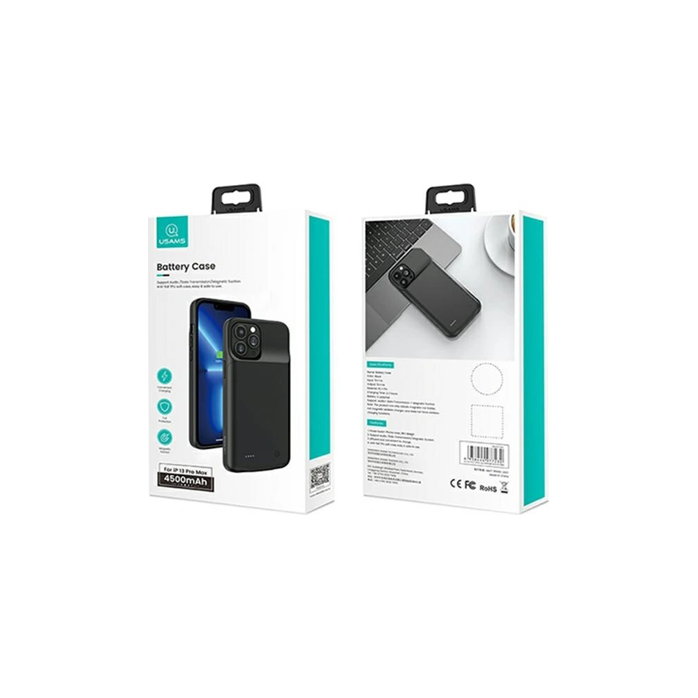 Wholesale USAMS Power Case Apple iPhone 13 Pro 3500mAh black 3K5CD17501 (US-CD175) powerbank - USA612BLK - {ean13} - Hurt