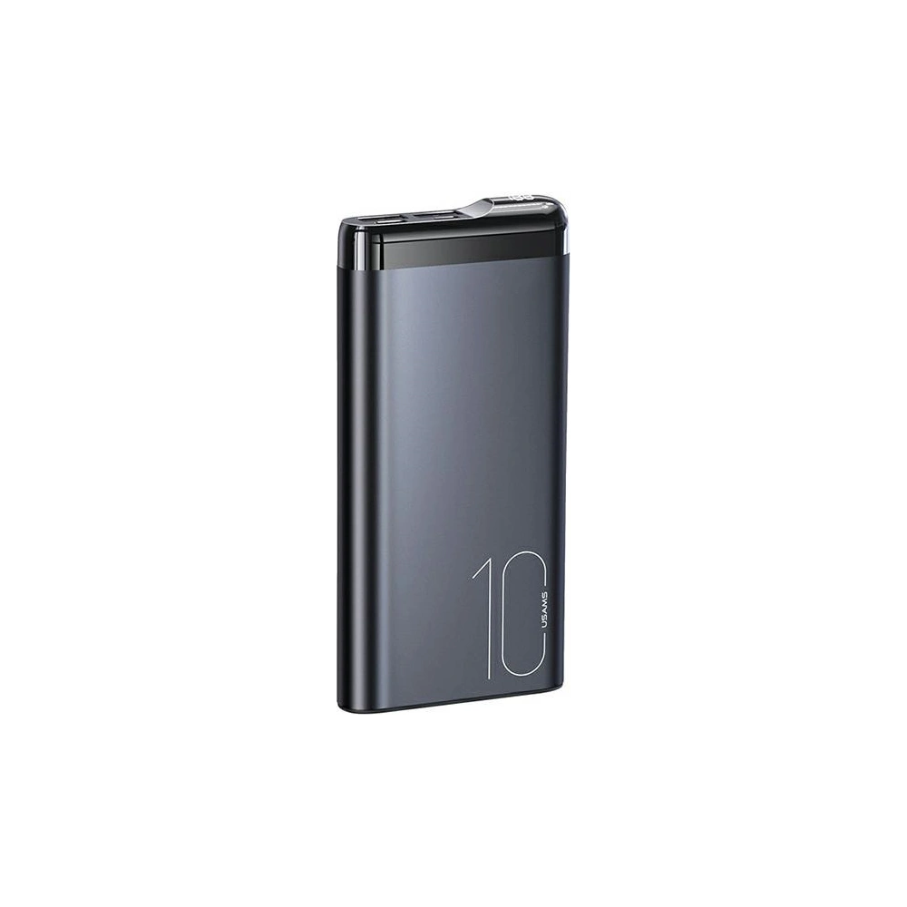 Hurtownia GSM - Powerbanka USAMS PB55 10000mAh 2xUSB LED displej šedá/grey 10KCD14801 hliník - USA616GRY - {ean13} - Hurt