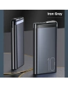 Hurtownia GSM - Powerbanka USAMS PB55 10000mAh 2xUSB LED displej šedá/grey 10KCD14801 hliník - USA616GRY - {ean13} - Hurt