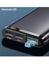 Hurtownia GSM - Powerbank USAMS PB55 10000mAh 2xUSB wyświetlacz LED zielony/green 10KCD14802 aluminium - USA617GRN - {ean13} - Hurt