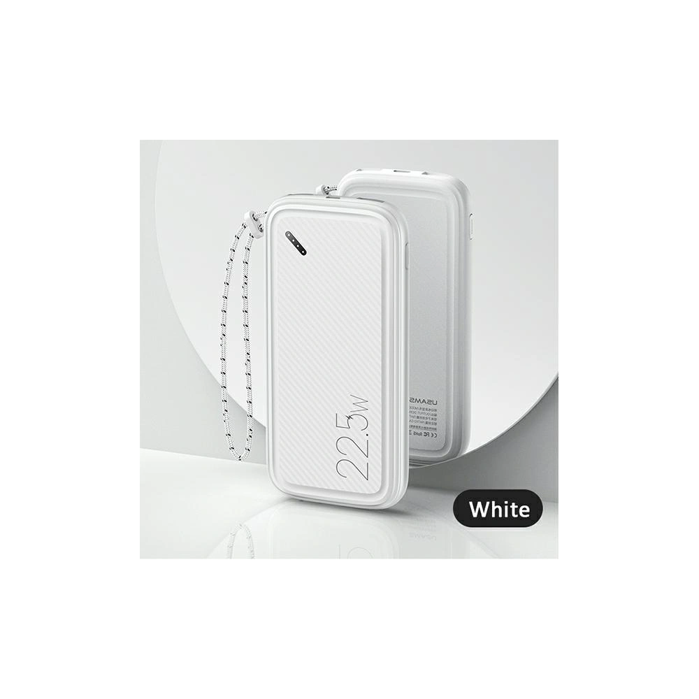 Hurtownia GSM - Powerbank USAMS PB56 10000mAh 22.5W 2xQC3.0+PD Fast Charge biały/white 10KCD15102 - USA618WHT - {ean13} - Hurt