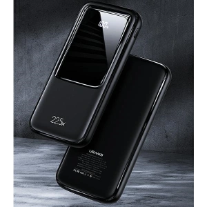Powerbank USAMS PB58 10000mAh 22.5W QC3.0+PD Fast Charge czarny/black 10KCD16101