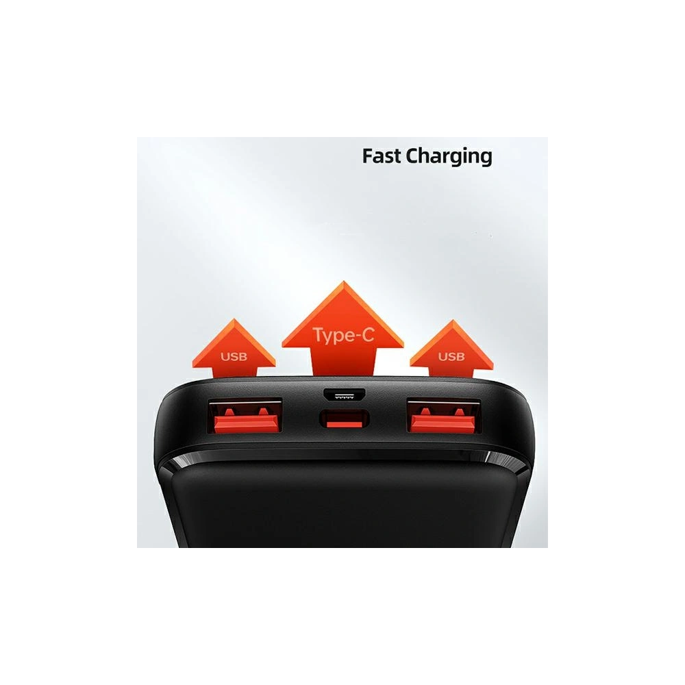 Hurtownia GSM - Powerbank USAMS PB58 10000mAh 22.5W QC3.0+PD Fast Charge czarny/black 10KCD16101 - USA620BLK - {ean13} - Hurt