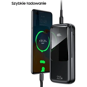 Powerbank USAMS PB58 20000mAh 22.5W Dual QC+PD Fast Charge czarny/black 20KCD17701