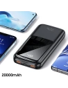 Hurtownia GSM - Powerbank USAMS PB58 20000mAh 22.5W Dual QC+PD Fast Charge czarny/black 20KCD17701 - USA621BLK - {ean13} - Hurt