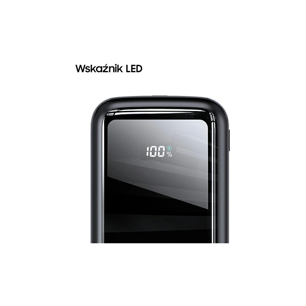 Hurtownia GSM - Powerbank USAMS PB58 20000mAh 22.5W Dual QC+PD Fast Charge czarny/black 20KCD17701 - USA621BLK - {ean13} - Hurt