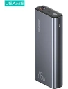 Hurtownia GSM - Powerbanka USAMS PB59 30000mAh 65W 2xQC3.0+PD rychlé nabíjení černá/black CMXLOGTC01 + kabel USB-C-USB-C - USA622BLK - {ean13} - Hurt