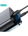 Hurtownia GSM - Powerbank USAMS PB59 30000mAh 65W 2xQC3.0+PD Fast Charge czarny/black CMXLOGTC01 + kabel USB-C-USB-C - USA622BLK - {ean13} - Hurt