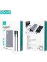 Wholesale USAMS Powerbank PB59 30000mAh 65W 2xQC3.0+PD Fast Charge black CMXLOGTC01 (US-CD165) + cable USB-C-USB-C - USA622BLK - {ean13} - Hurt