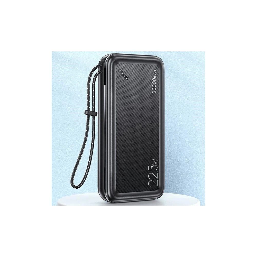 Wholesale USAMS Powerbank PB60 20000mAh 22.5W 2xQC3.0+PD Fast Charge black 20KCD16801 (US-CD168) - USA623BLK - {ean13} - Hurt