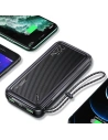 Wholesale USAMS Powerbank PB60 20000mAh 22.5W 2xQC3.0+PD Fast Charge black 20KCD16801 (US-CD168) - USA623BLK - {ean13} - Hurt