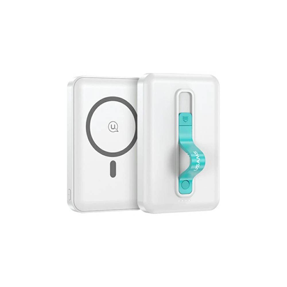 Hurtownia GSM - Powerbank USAMS PB64 10000mAh 20W QC3.0+PD Magnetic Wireless Fast Charge biały/white 10KCD17302 - USA628WHT - {ean13} - Hurt