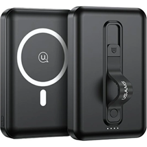 Powerbank USAMS PB64 10000mAh 20W QC3.0+PD Magnetic Wireless Fast Charge czarny/black 10KCD17301