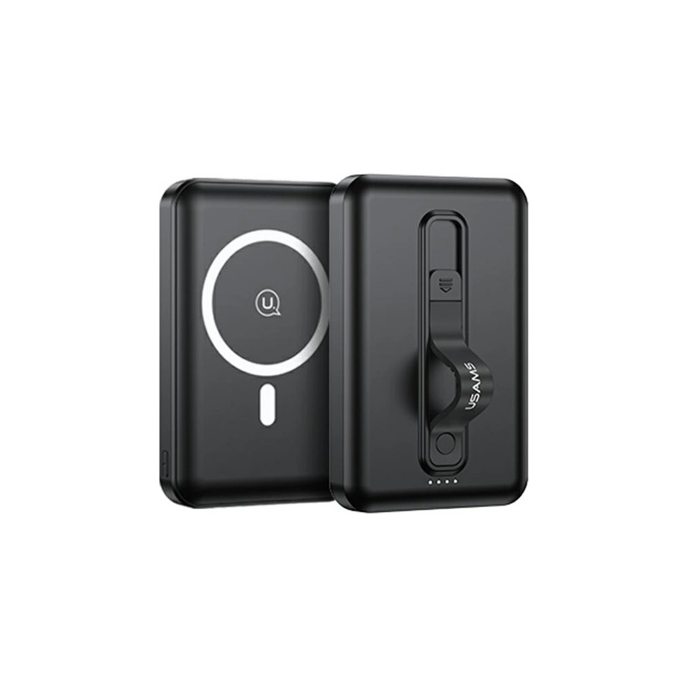 Hurtownia GSM - Powerbank USAMS PB64 10000mAh 20W QC3.0+PD Magnetic Wireless Fast Charge czarny/black 10KCD17301 - USA629BLK - {ean13} - Hurt