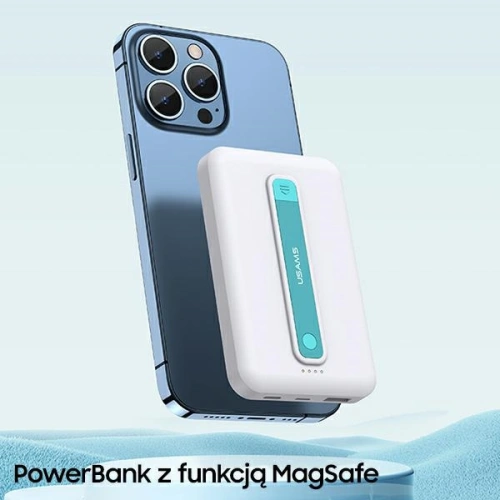 Powerbank USAMS PB64 10000mAh 20W QC3.0+PD Magnetic Wireless Fast Charge czarny/black 10KCD17301