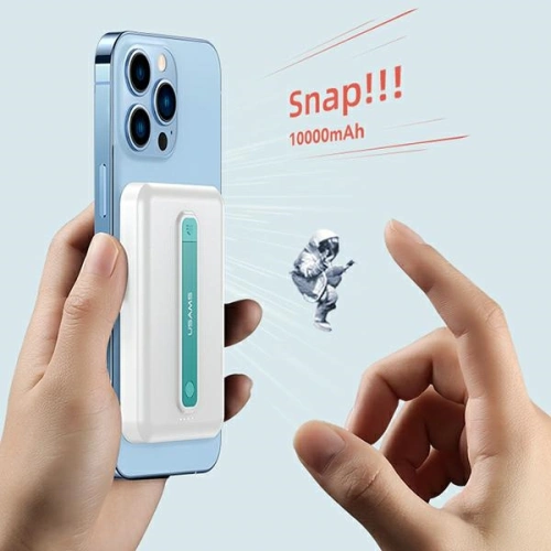 Powerbank USAMS PB64 10000mAh 20W QC3.0+PD Magnetic Wireless Fast Charge czarny/black 10KCD17301